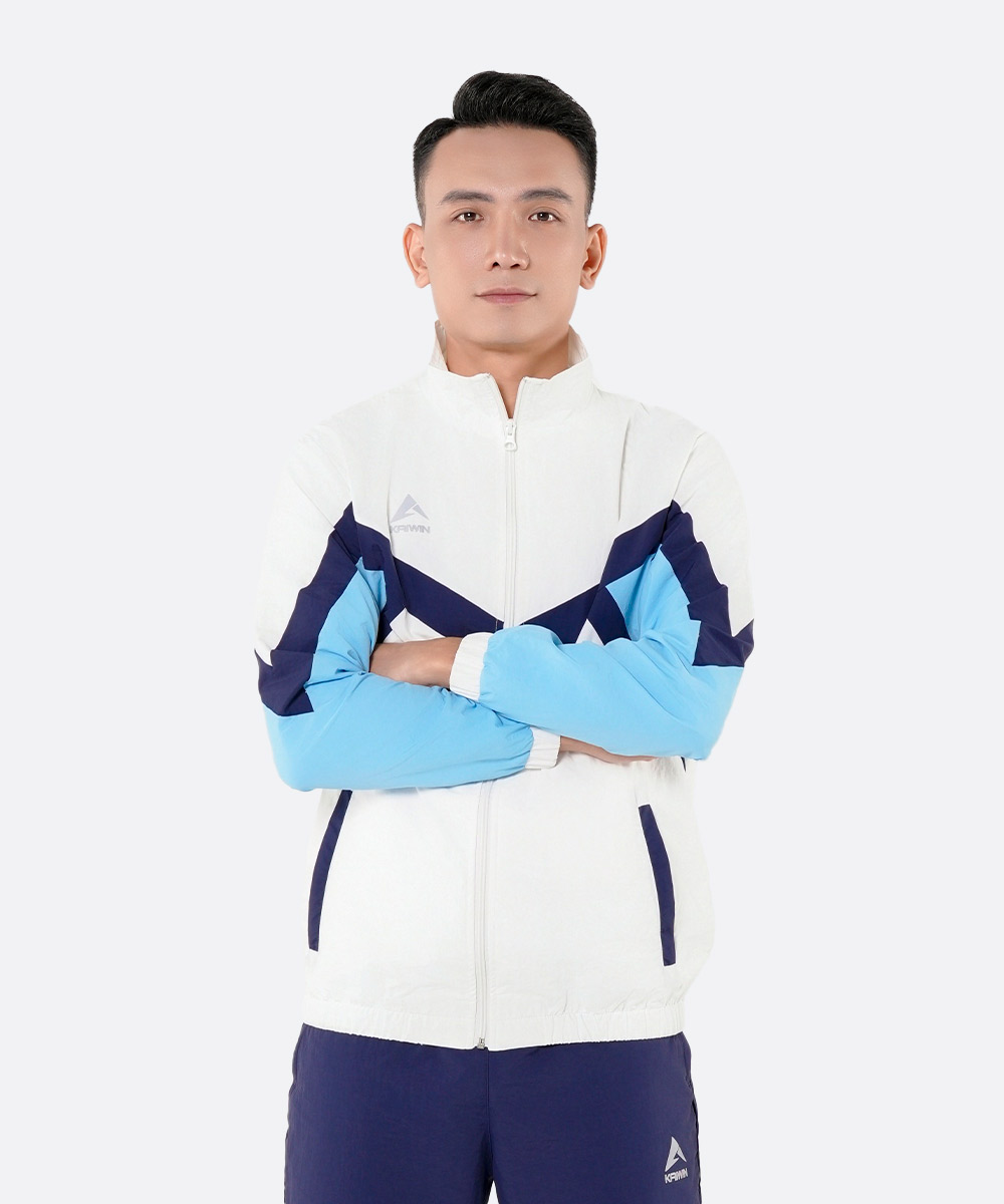 Áo Gió Thể Thao KAIWIN DIAMOND - Màu Trắng