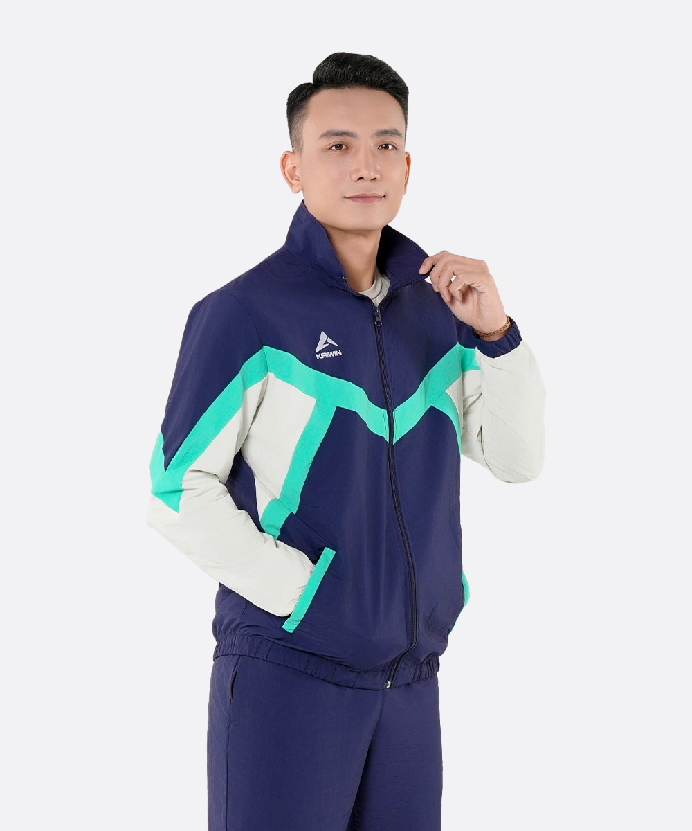 Áo Gió Thể Thao KAIWIN DIAMOND - Màu Xanh Đen
