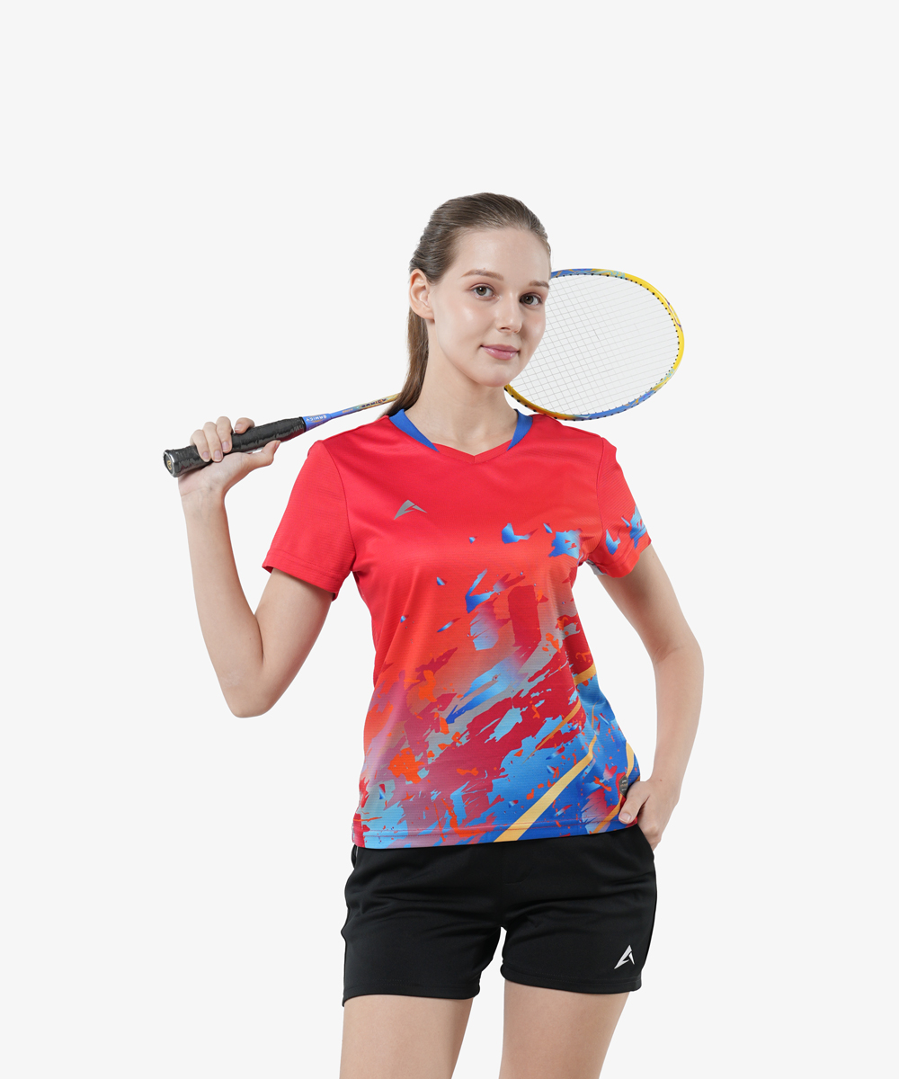 Áo Thể Thao Nữ Kaiwin Forehand - Màu Đỏ