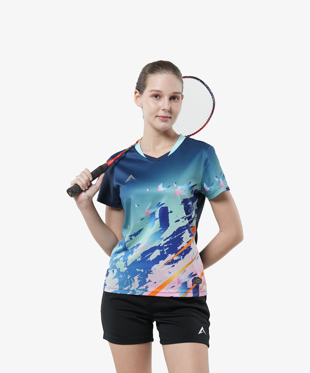 Áo Thể Thao Nữ Kaiwin Forehand - Màu Xanh Đen