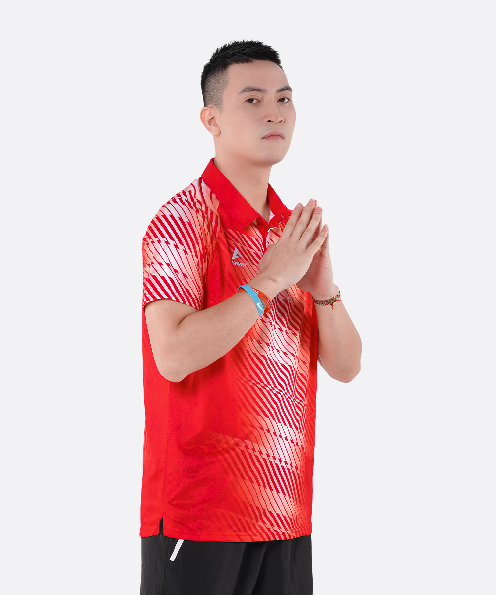 Áo Polo Thể Thao KAIWIN FORWARD - Màu Đỏ