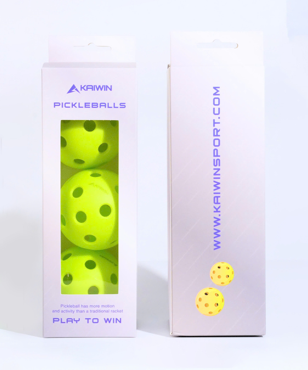 Hộp 3 Bóng Tập Luyện Pickleball Kaiwin PK26L Indoor