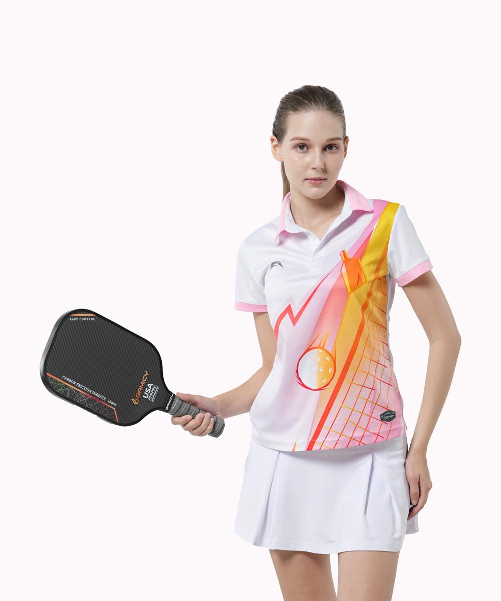 Áo Polo Nữ Kaiwin Slice - Màu Trắng Hồng