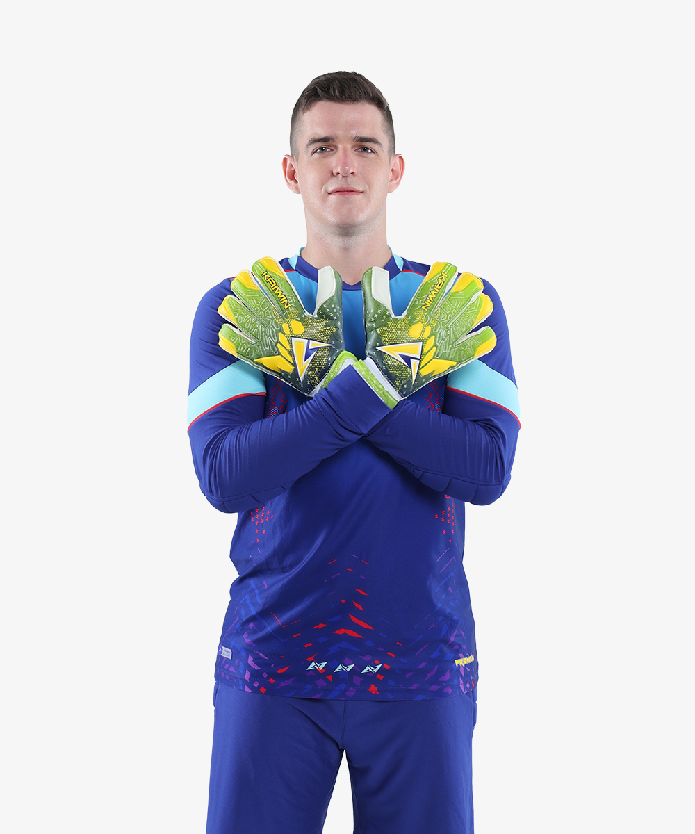 Găng tay thủ môn Kaiwin WARRIOR - Màu Xanh Chuối