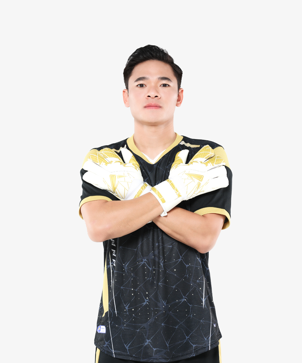 Găng tay thủ môn KAIWIN PLATINUM NGUYÊN MẠNH - Trắng Gold