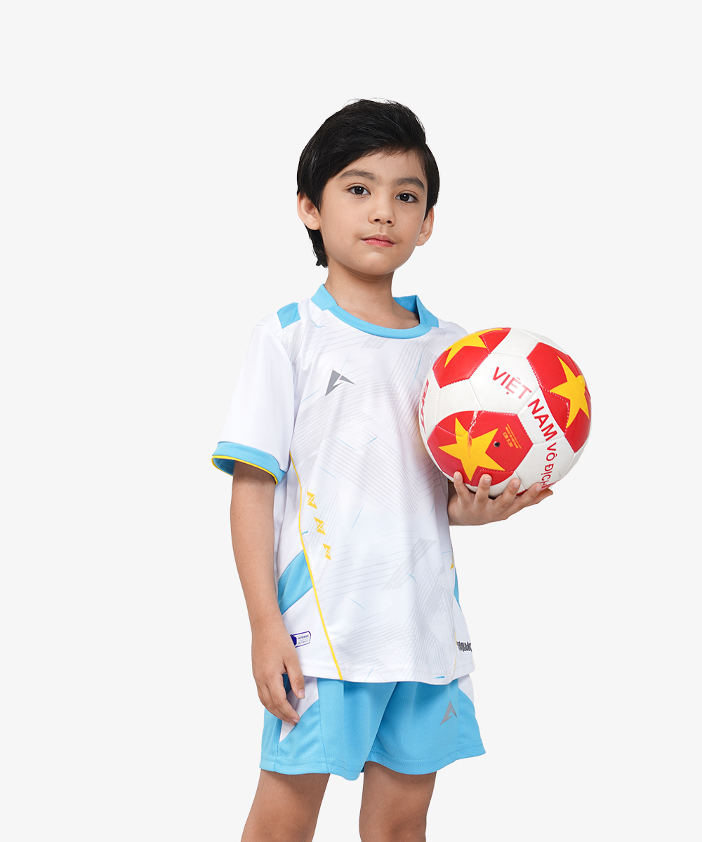 Áo bóng đá KAIWIN FASTER KIDS- Màu Trắng