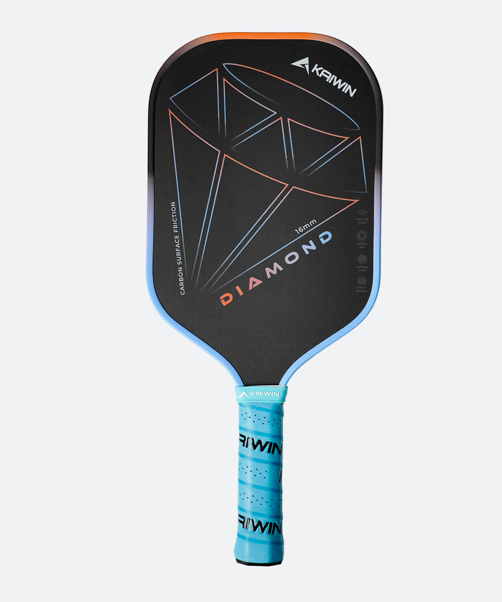 Vợt Pickleball Kaiwin Diamond K-Pro Series 16mm - Màu Cam
