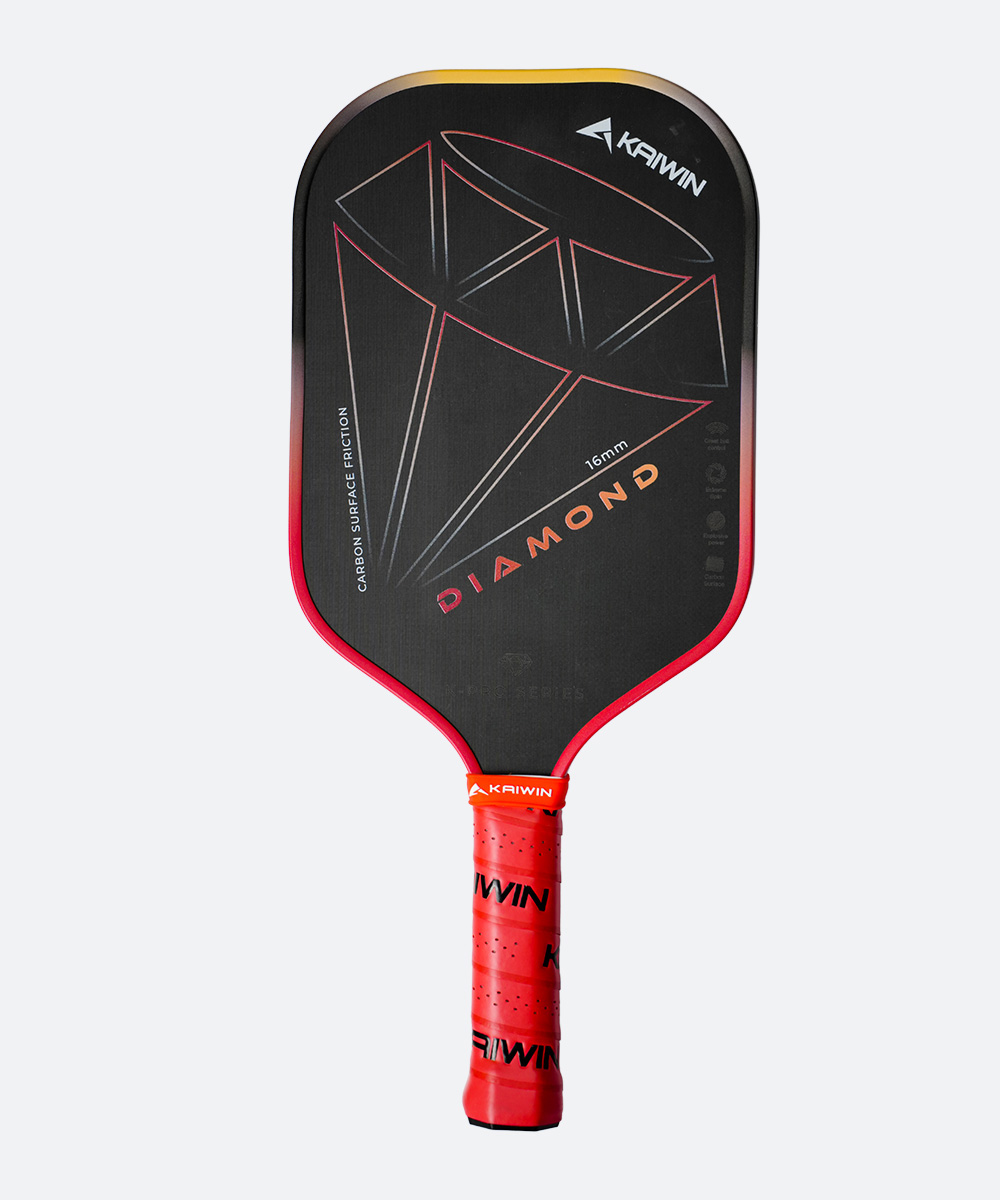 Vợt Pickleball Kaiwin Diamond K-Pro Series 16mm - Màu Đỏ
