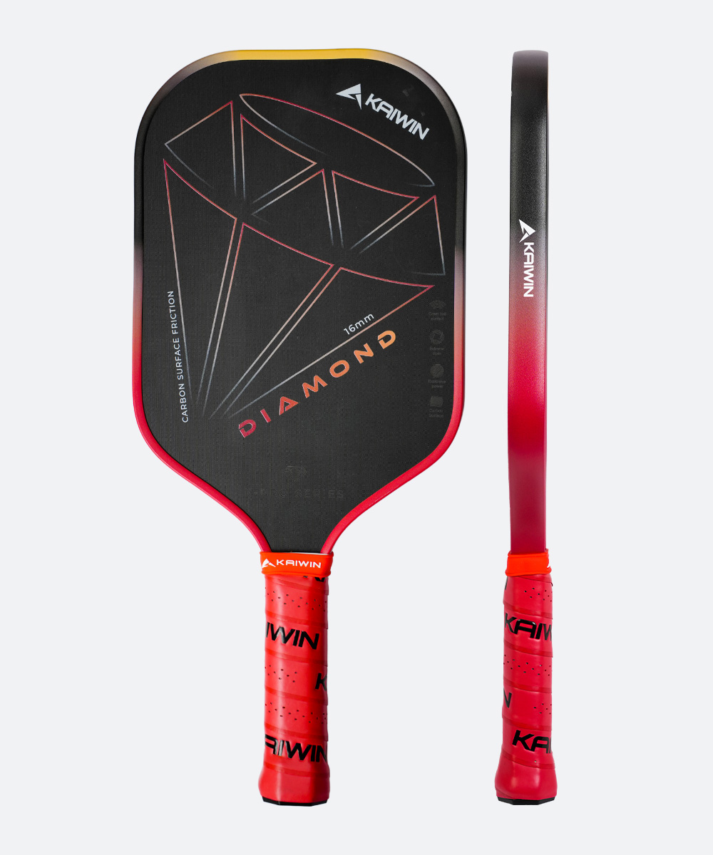 Vợt Pickleball Kaiwin Diamond K-Pro Series 16mm - Màu Đỏ