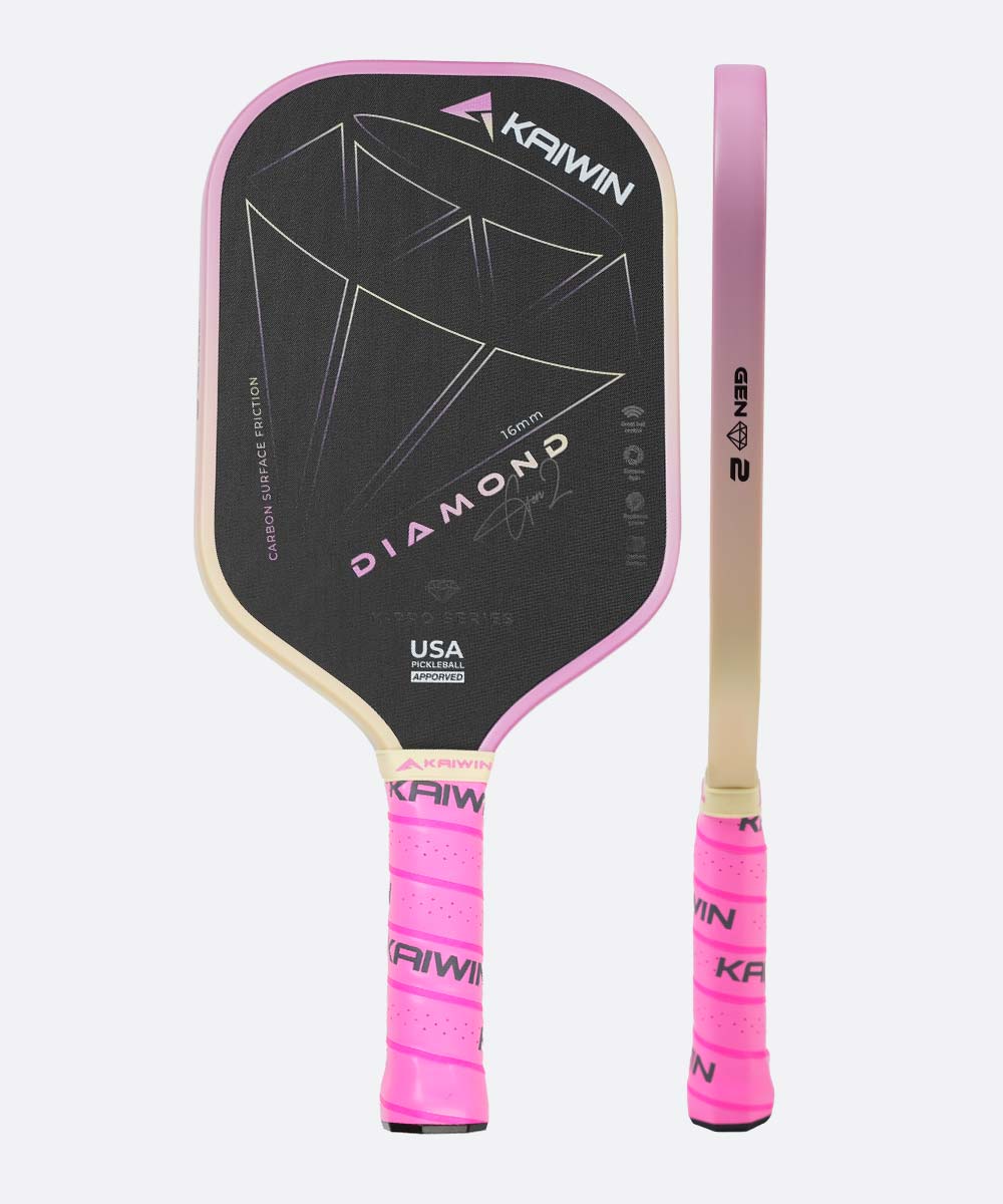 Vợt Pickleball Kaiwin Diamond Gen 2 - Màu Hồng