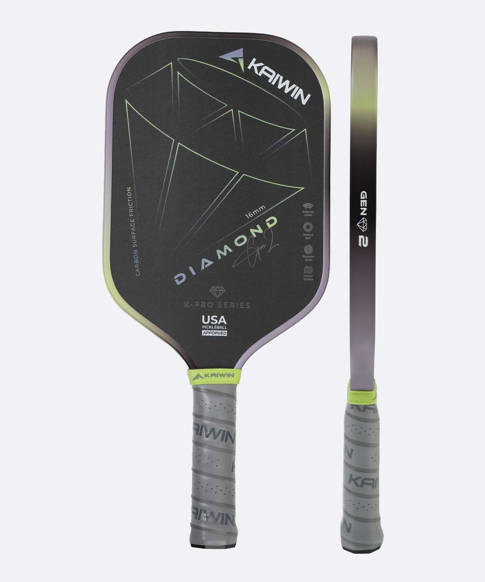Vợt Pickleball Kaiwin Diamond Gen 2 - Màu Xám