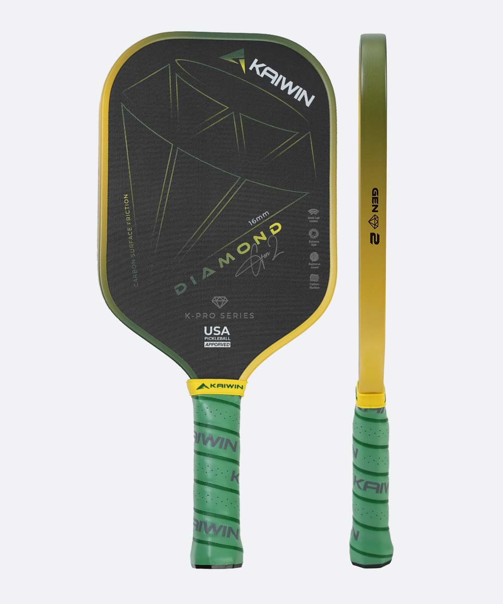 Vợt Pickleball Kaiwin Diamond Gen 2 - Màu Xanh Lá