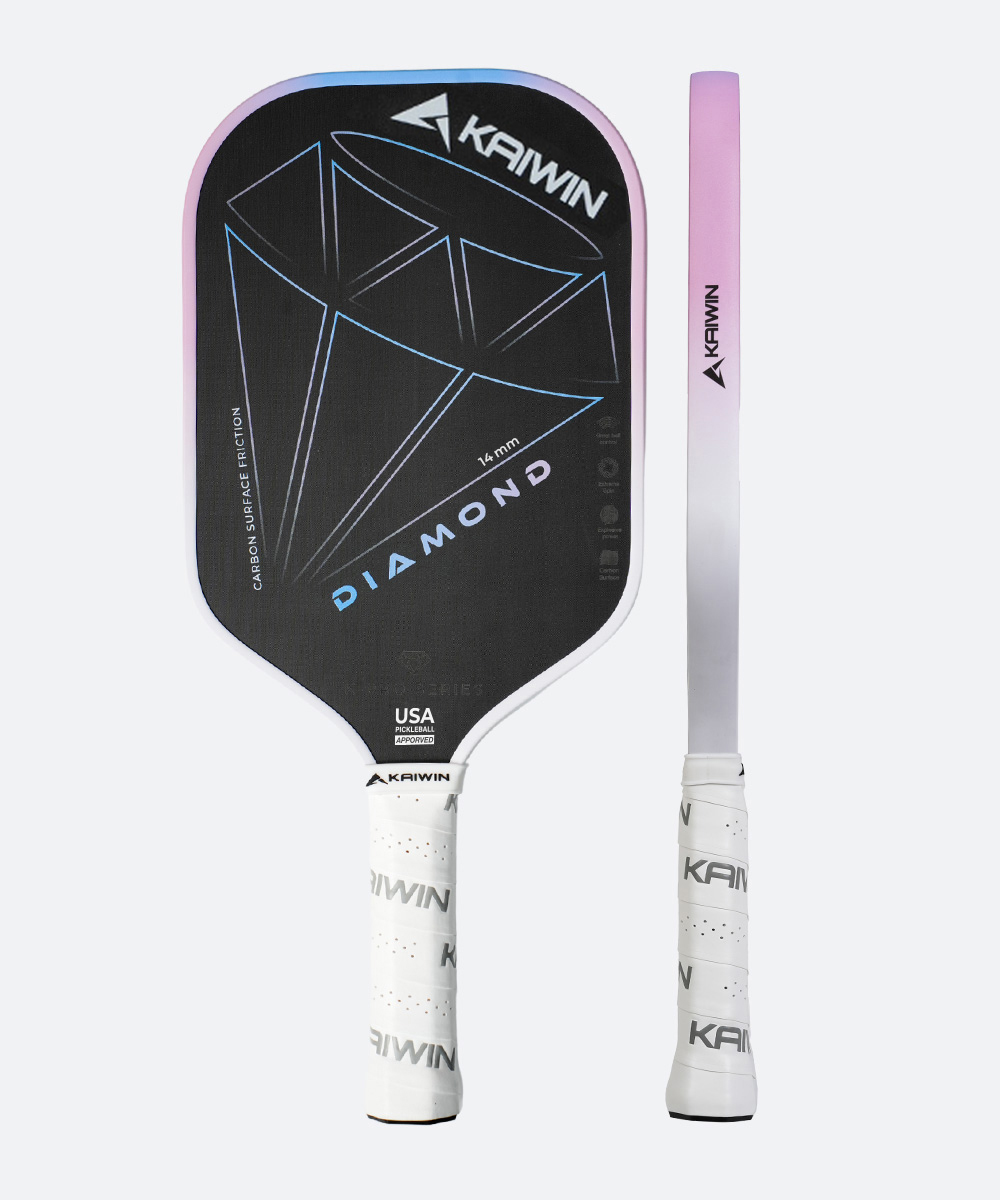 Vợt Pickleball Kaiwin Diamond 14mm - Màu Hồng