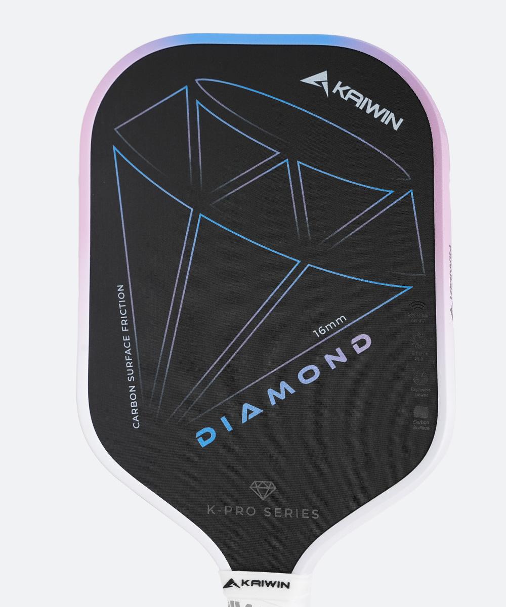 Vợt Pickleball Kaiwin Diamond K-Pro Series 16mm - Màu Hồng