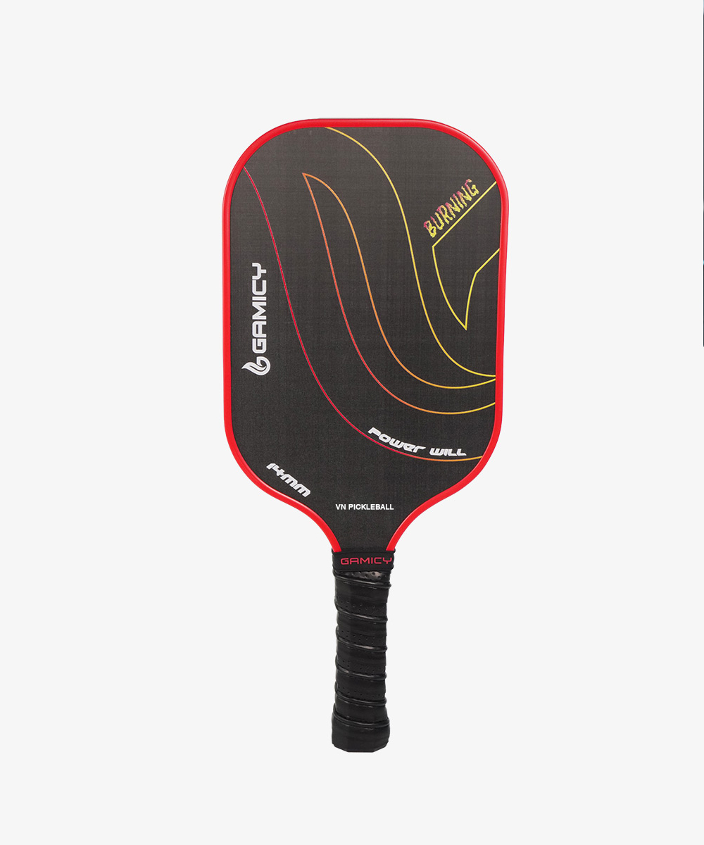 Vợt Pickleball Gamicy Burning T300 14mm - Màu Đỏ