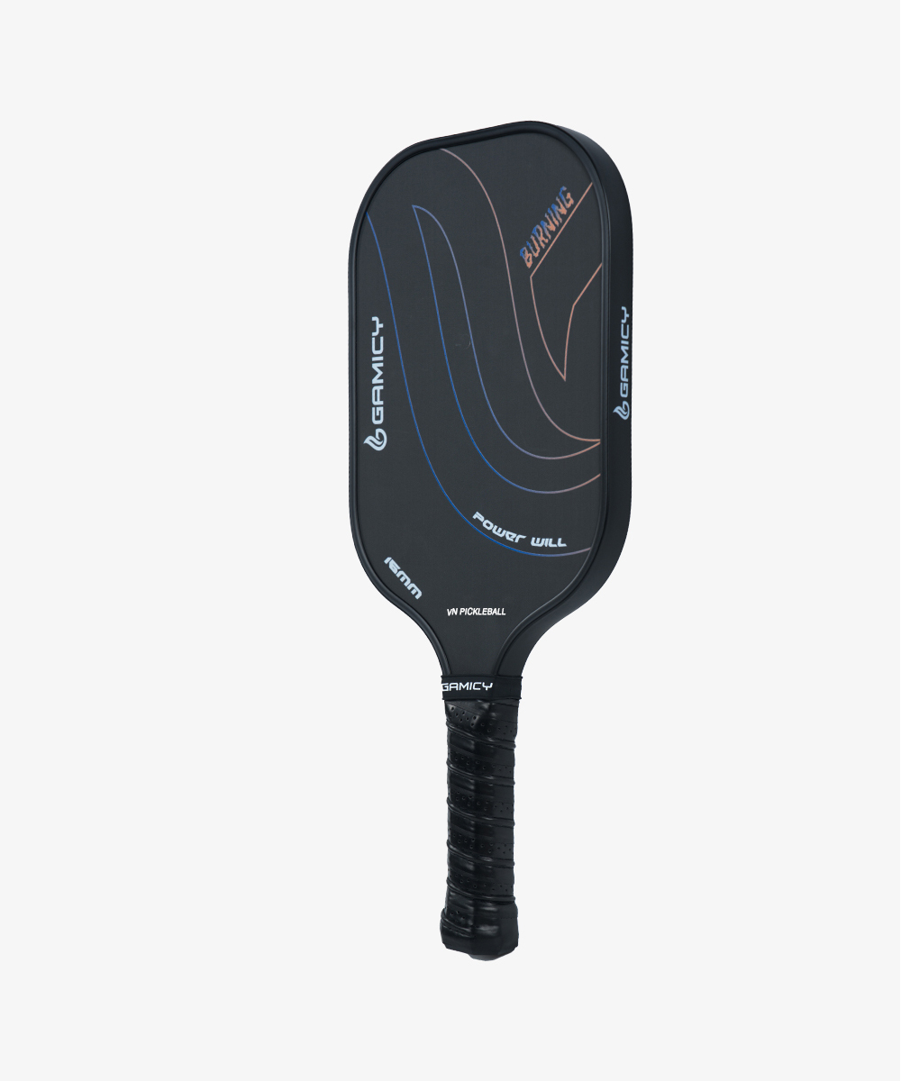 Vợt Pickleball Gamicy Burning T700 16mm - Màu Đen