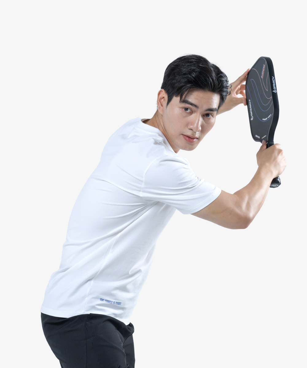 Vợt Pickleball Gamicy Burning T700 16mm - Màu Đen