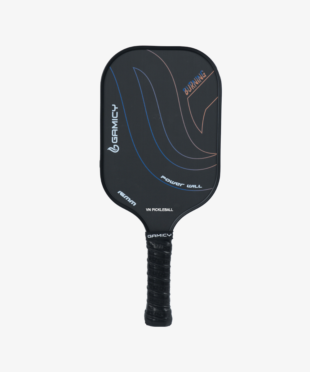 Vợt Pickleball Gamicy Burning T700 16mm - Màu Đen