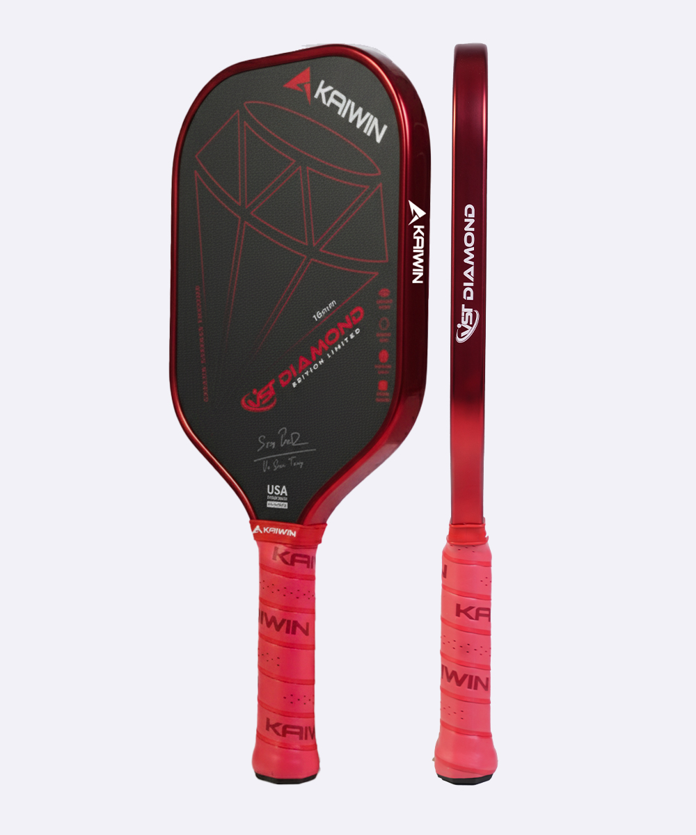 Vợt Pickleball Kaiwin DIAMOND VST - Màu Đỏ