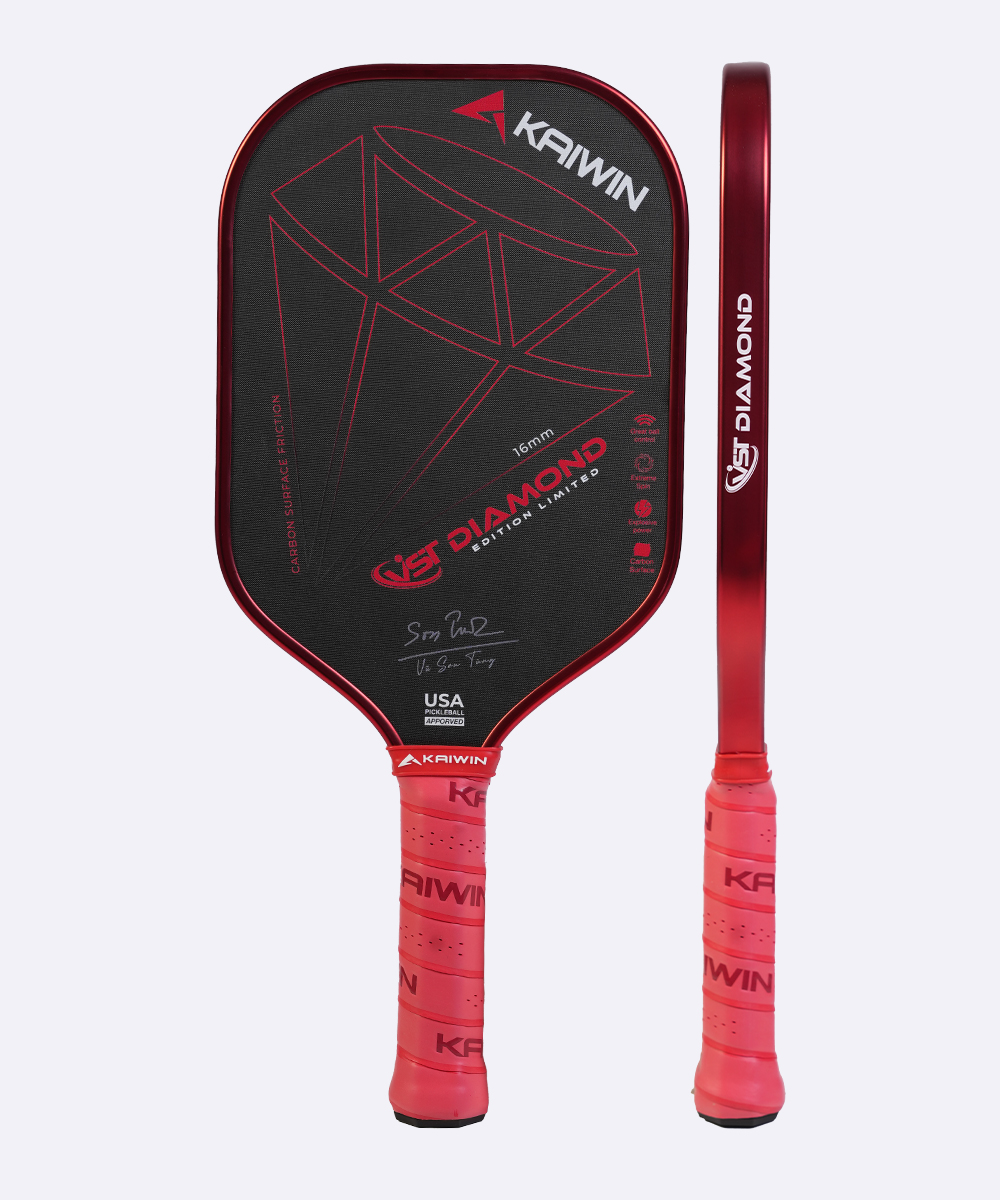 Vợt Pickleball Kaiwin DIAMOND VST - Màu Đỏ