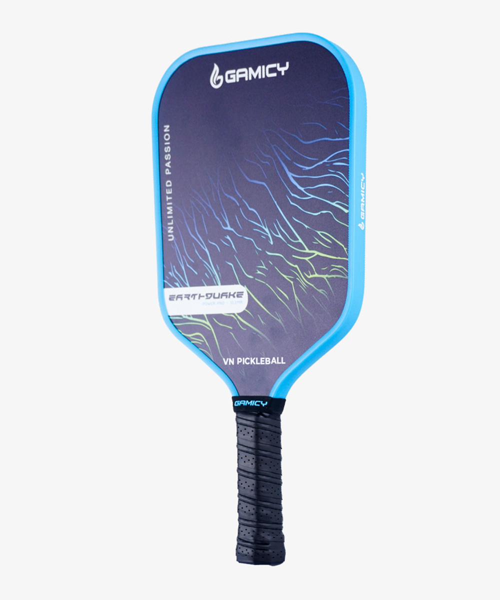 Vợt Pickleball Gamicy Earthquake Pro 14mm - Màu Xanh Da