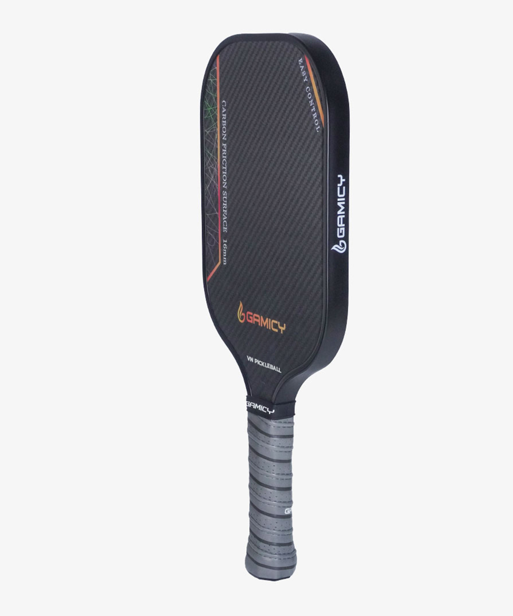 Vợt Pickleball Gamicy Moment T700 3K 14mm - Màu Cam Xám