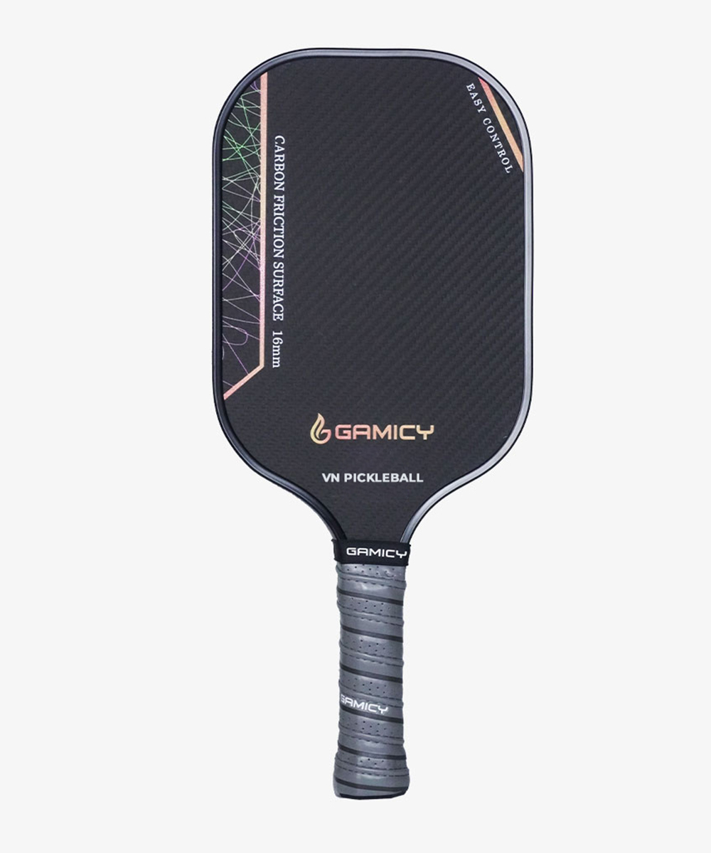 Vợt Pickleball Gamicy Moment T700 3K 16mm - Màu Cam Xám