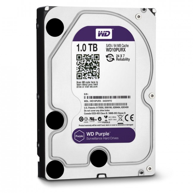 Ổ cứng Western Digital Purple 1TB 64MB Cache