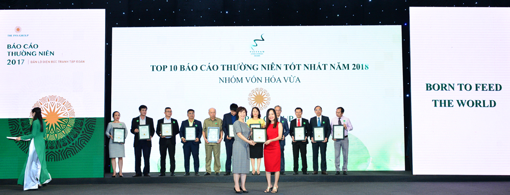 The PAN Group nhận 3 giải thưởng tại cuộc bình chọn doanh nghiệp niêm yết 2018