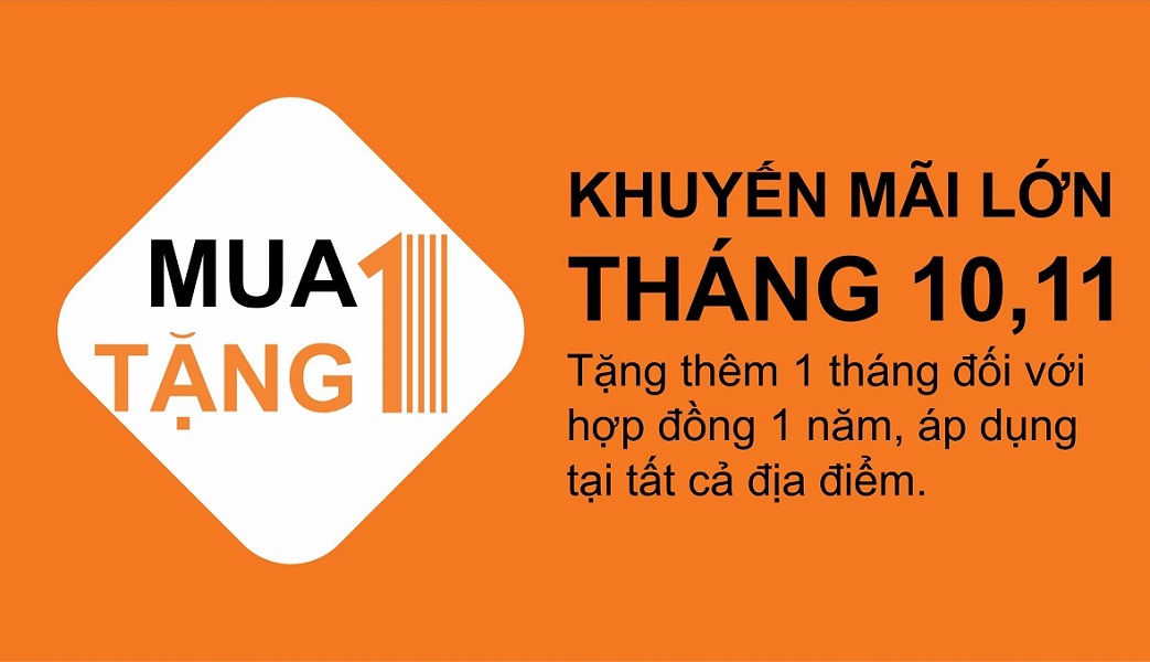 CSC Business Center - Khuyến mãi lớn tháng 10 và 11: Mua 1 tặng 1