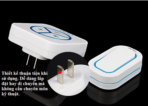 Chuông cửa không dây chống nước cao cấp CACAZI 9909