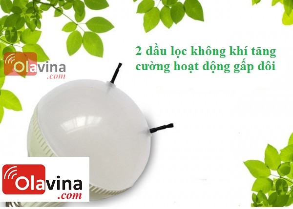 Đèn LED ION âm lọc không khí