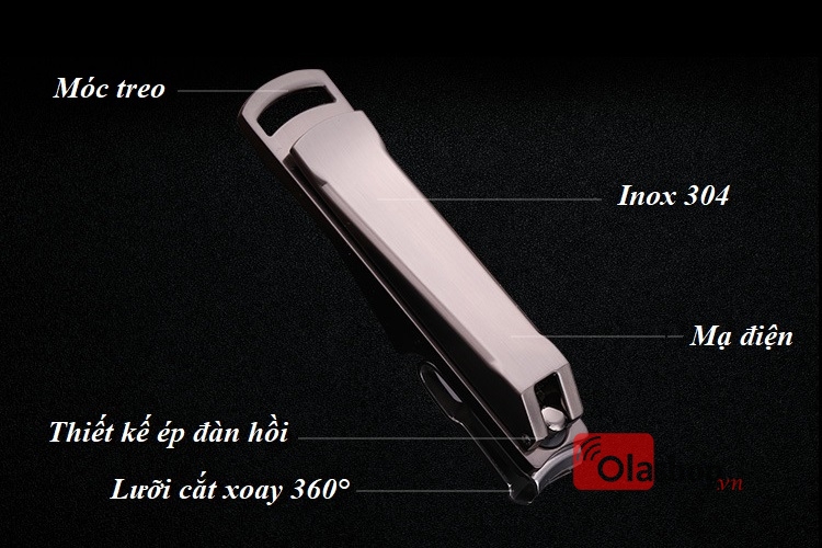 Bấm móng tay cao cấp xoay 360 độ