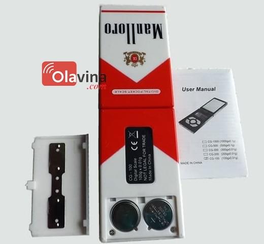 Cân điện tử bỏ túi 100g/0.01g hình bao thuốc Manlloro