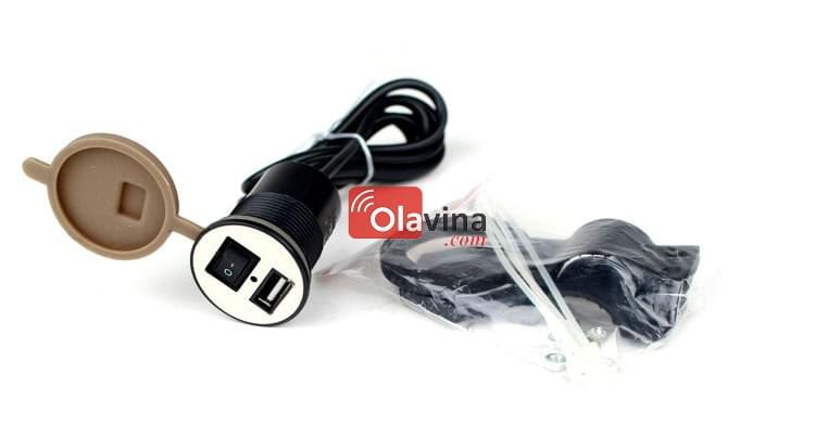 Chế sạc điện thoại trên xe máy V1