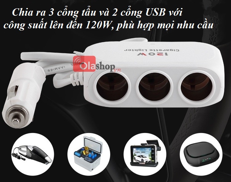 Chia tẩu thuốc ô tô