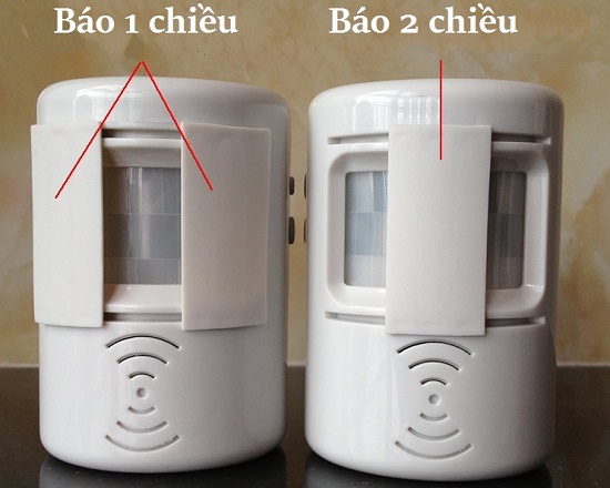 Chuông báo khách 2 chiều cảm biến hồng ngoại