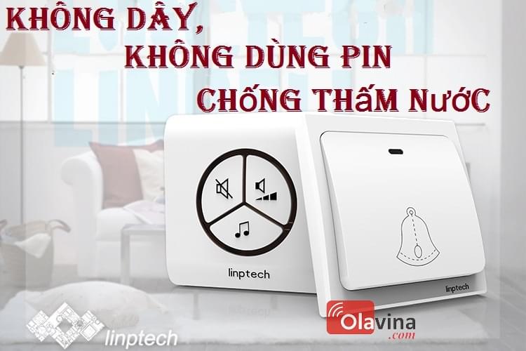 Chuông cửa không dây cao cấp Linptech