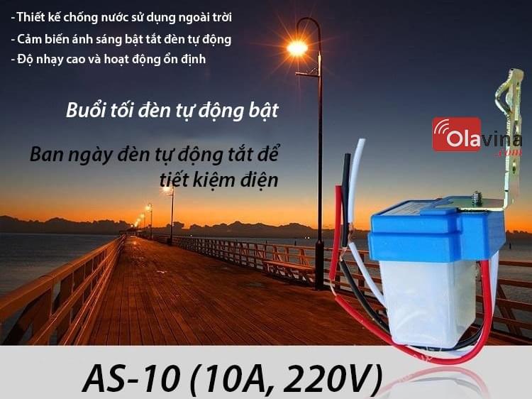 Công tắc cảm biến ánh sáng AS-10