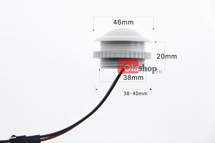 Công tắc cảm biến hồng ngoại gắn trần R02