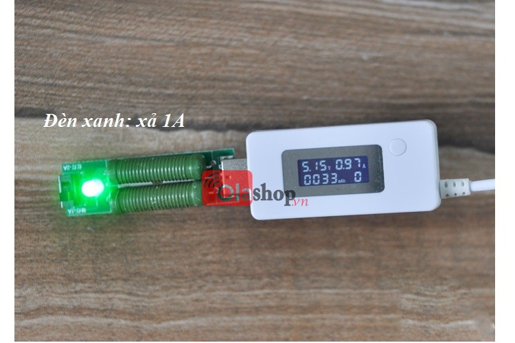 Điện trở xả pin 1A-2A cắm cổng USB