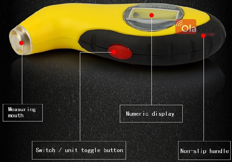 Đồng hồ đo áp suất lốp điện tử Sport