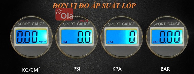 Đồng hồ đo áp suất lốp điện tử Sport
