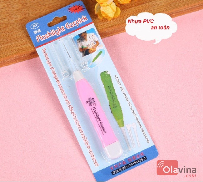 Dụng cụ lấy ráy tai có đèn