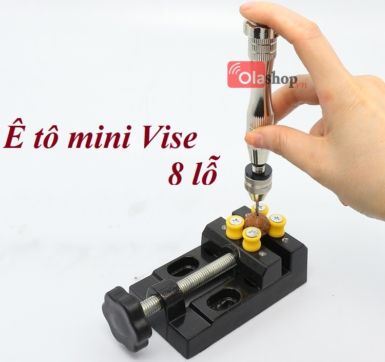 Ê tô mini Vise 8 lỗ