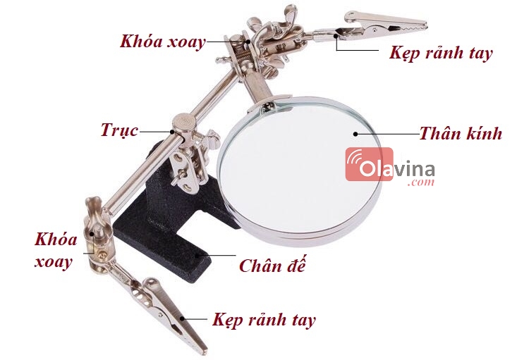 Kính lúp để bàn hỗ trợ sửa chữa V1 - 5