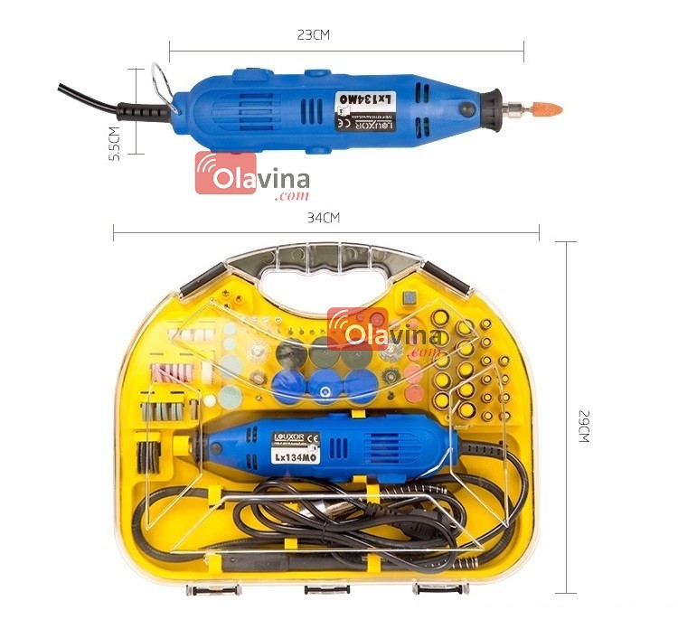 Máy mài khắc mini đa năng 211 món