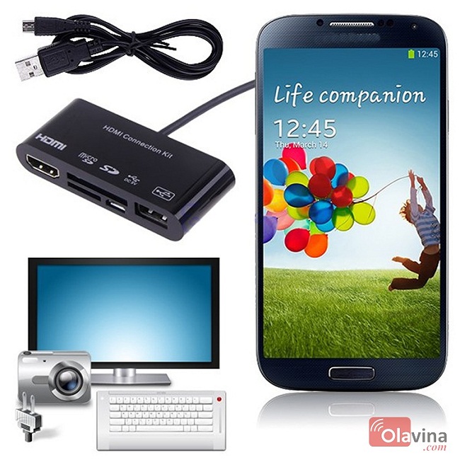 Micro USB OTG MHL 5 in 1
