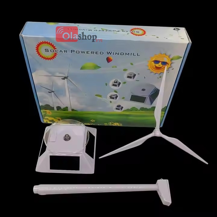 Mô hình cối xay gió, điện gió năng lượng mặt trời