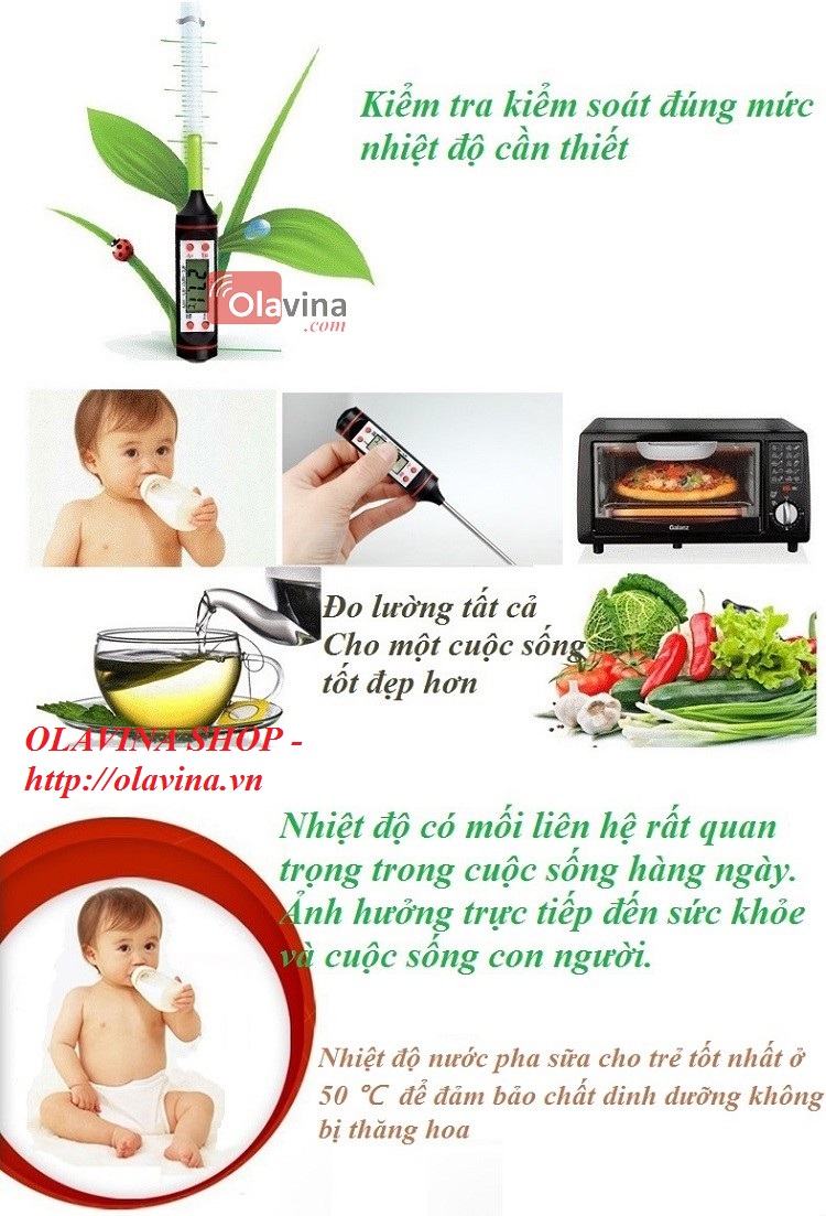 Nhiệt kế thực phẩm điện tử